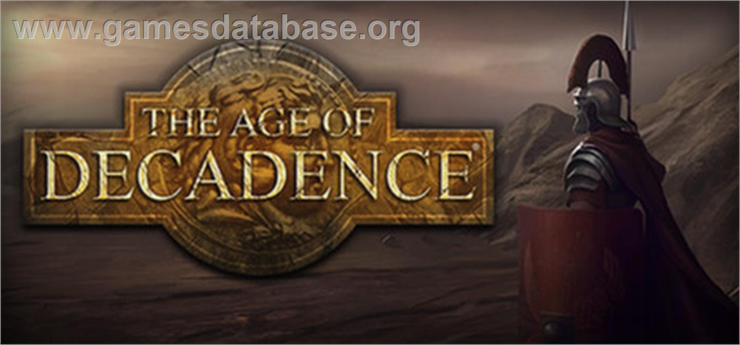 The Age of Decadence - Valve Steam - Artwork - Banner