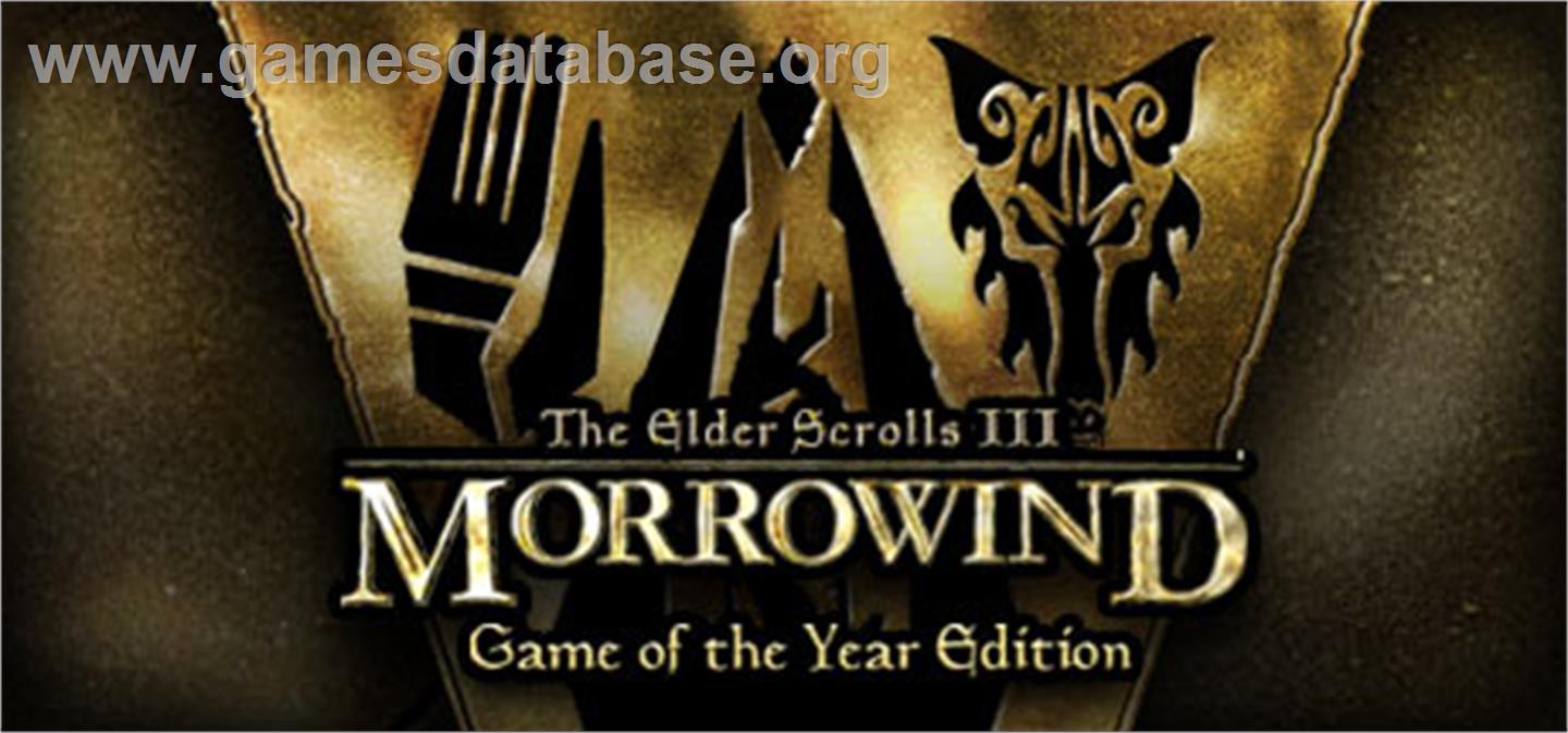 The Elder Scrolls III: Morrowind® Game of the Year Edition - Valve Steam - Artwork - Banner