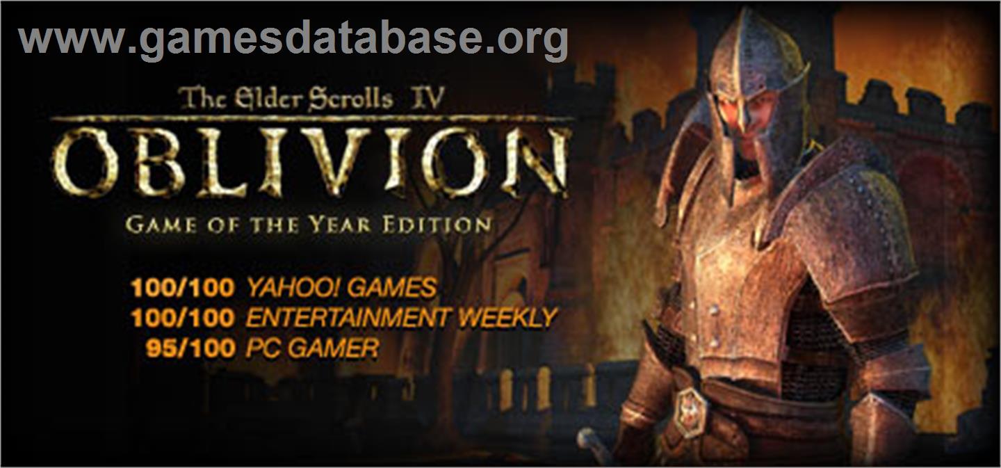 The Elder Scrolls IV: Oblivion® Game of the Year Edition - Valve Steam - Artwork - Banner