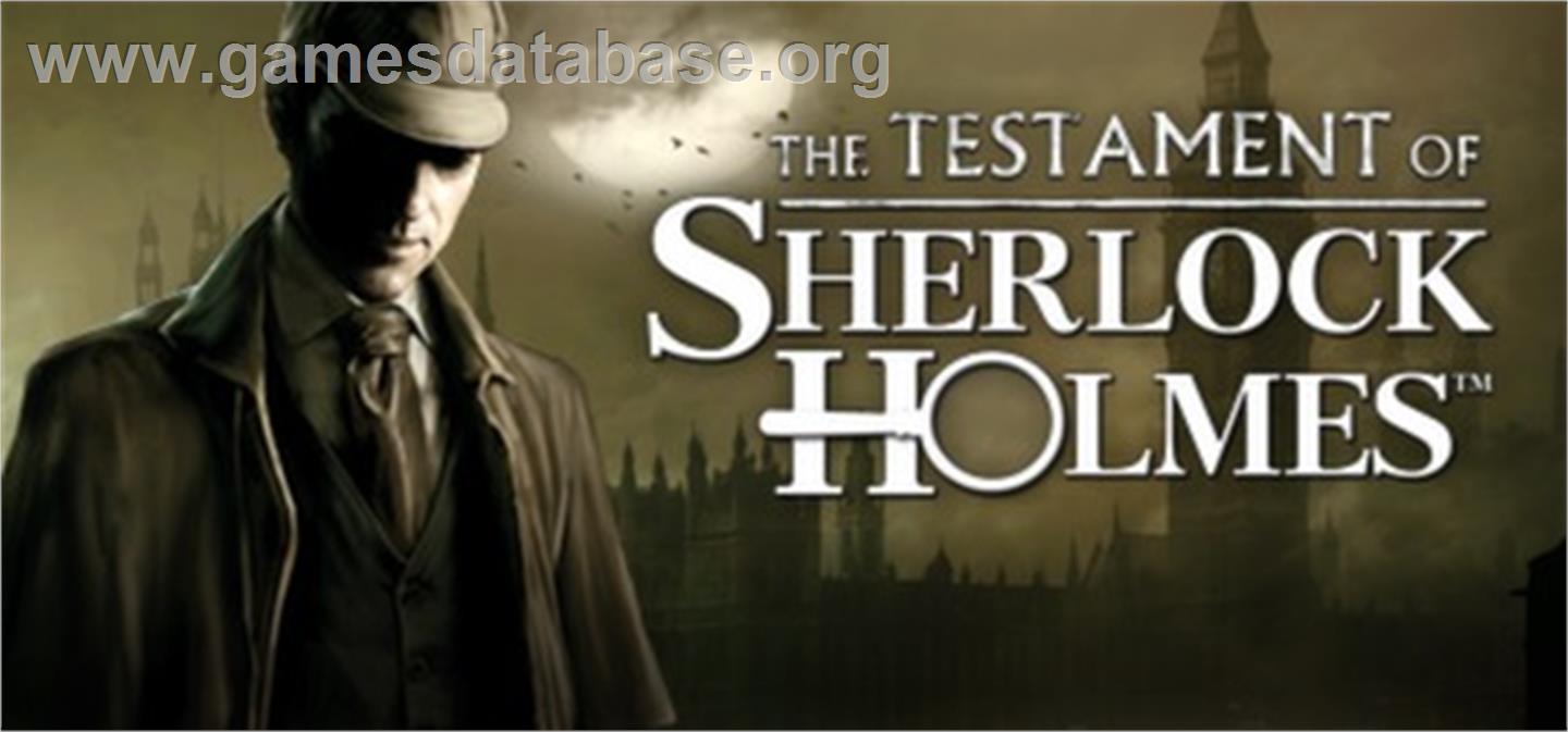 The Testament of Sherlock Holmes - Valve Steam - Artwork - Banner