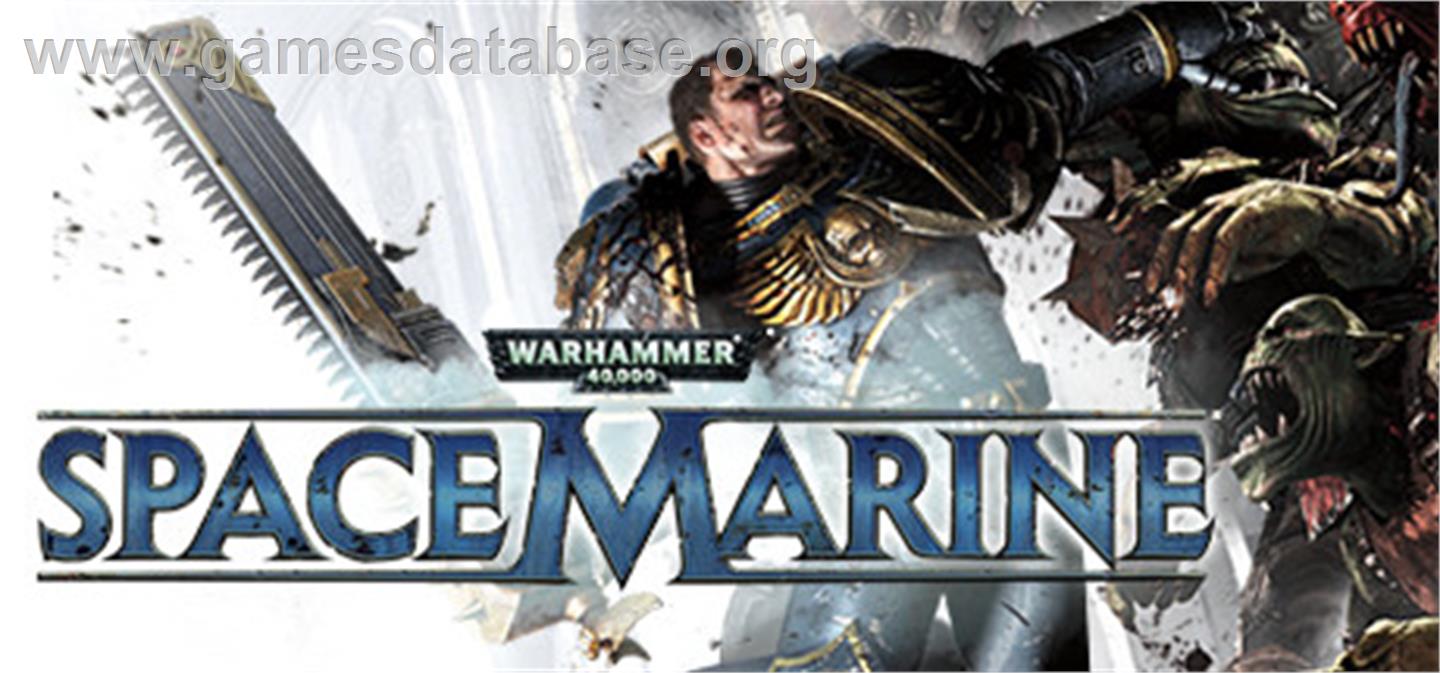 Warhammer 40,000: Space Marine - Valve Steam - Artwork - Banner