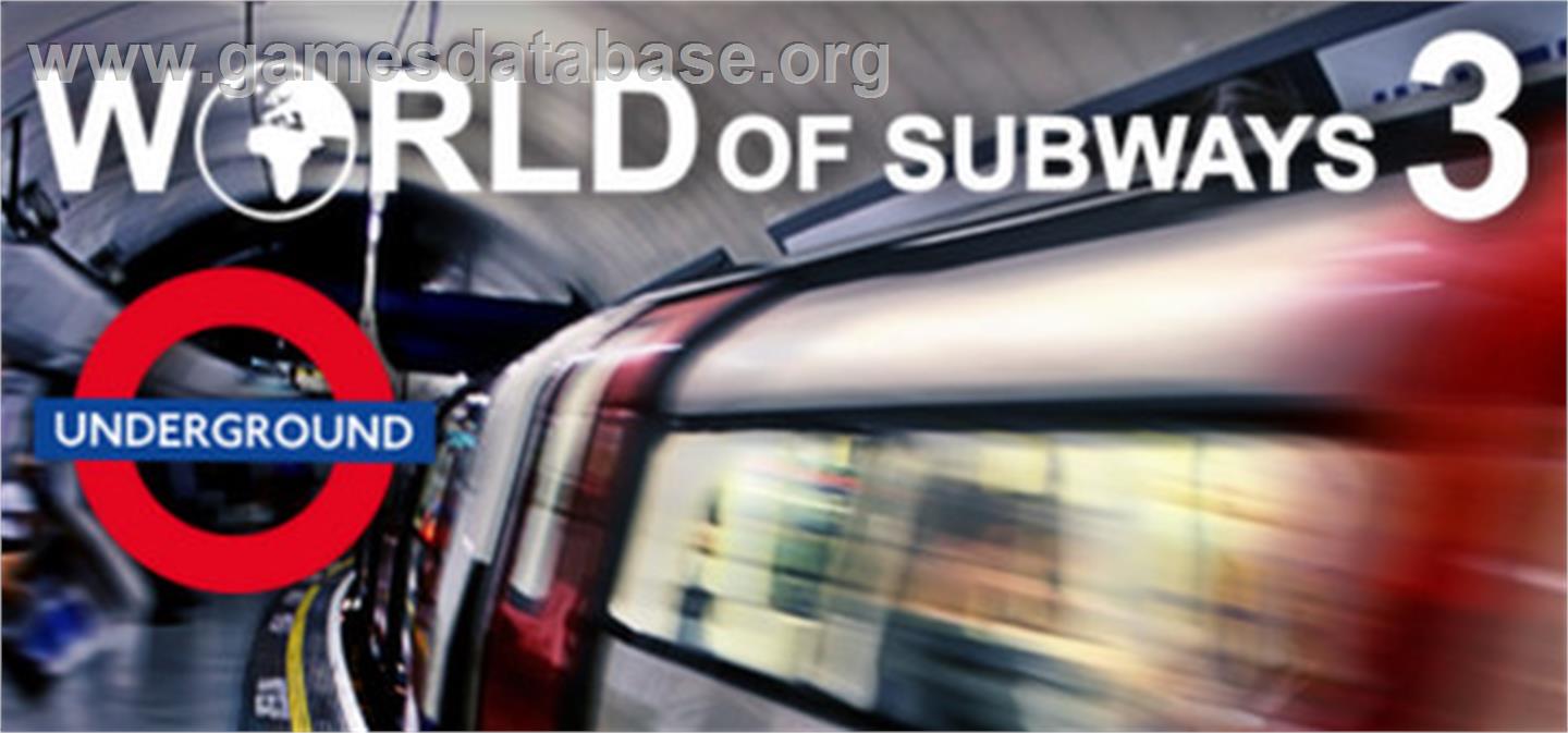 World of Subways 3  London Underground Circle Line - Valve Steam - Artwork - Banner