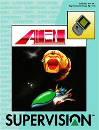 Box cover for Alien on the Watara Supervision.