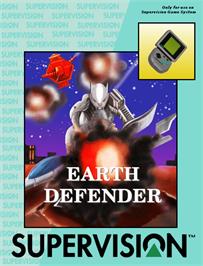 Box cover for Earth Defender on the Watara Supervision.