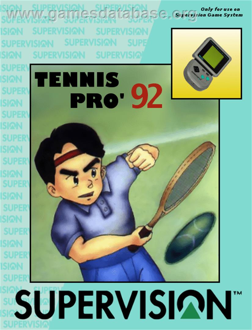 Tennis Pro '92 - Watara Supervision - Artwork - Box