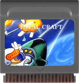 Cartridge artwork for Fatal Craft on the Watara Supervision.