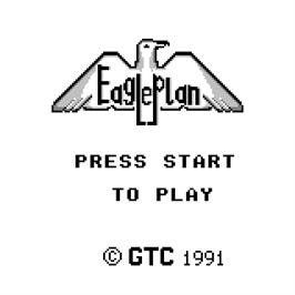 Title screen of Eagle Plan on the Watara Supervision.