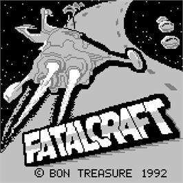 Title screen of Fatal Craft on the Watara Supervision.