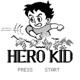 Title screen of Hero Kid on the Watara Supervision.
