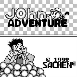 Title screen of John Adventure on the Watara Supervision.