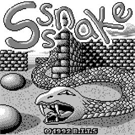 Title screen of Sssnake on the Watara Supervision.