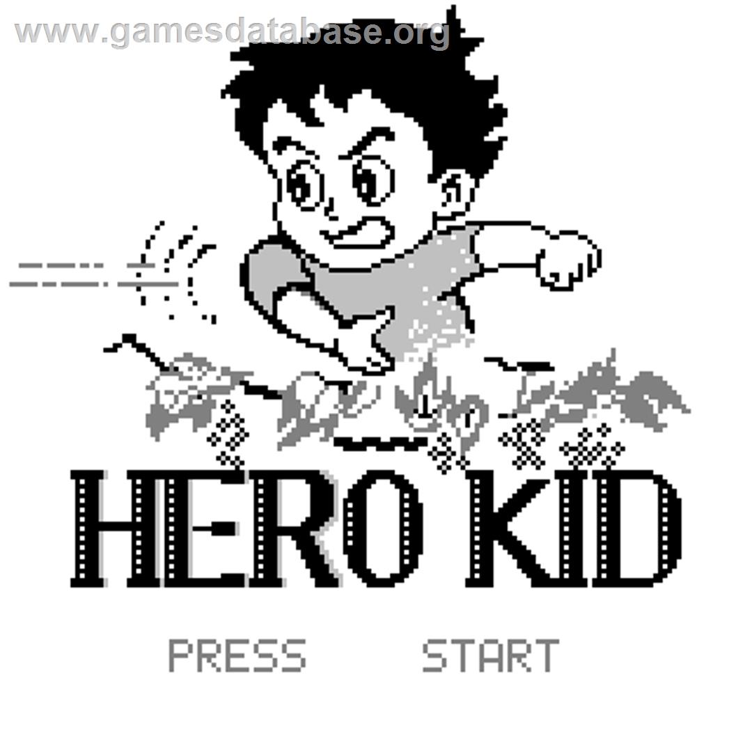 Hero Kid - Watara Supervision - Artwork - Title Screen