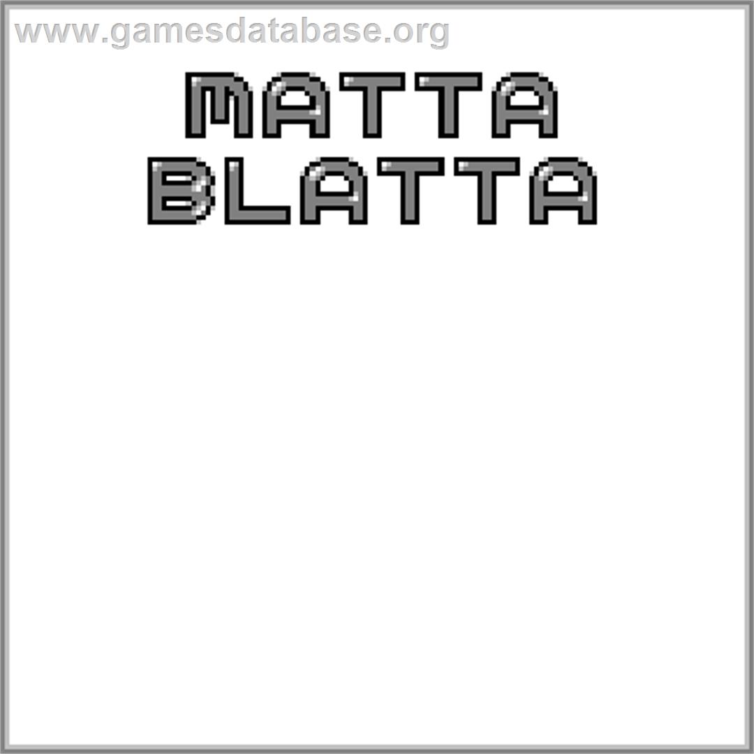 Matta Blatta - Watara Supervision - Artwork - Title Screen