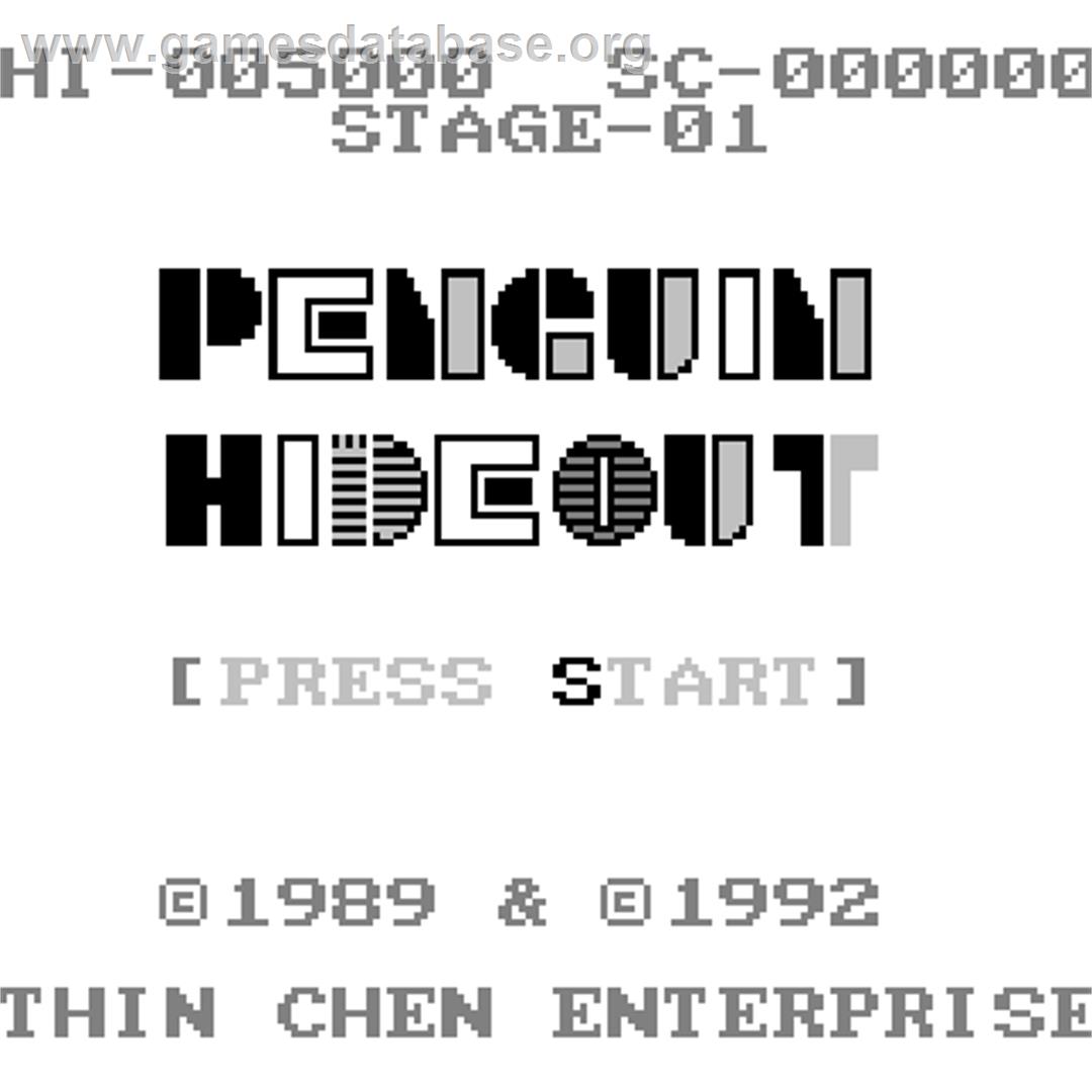 Penguin Hideout - Watara Supervision - Artwork - Title Screen