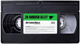 Cartridge artwork for .38 Ambush Alley on the WoW Action Max.