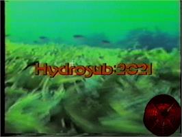 Title screen of Hydrosub: 2021 on the WoW Action Max.