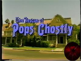 Title screen of Rescue of Pops Ghostly , The on the WoW Action Max.