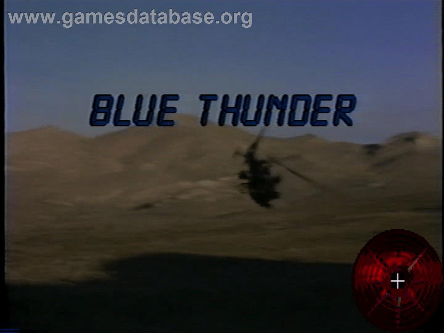 Blue Thunder - WoW Action Max - Artwork - Title Screen