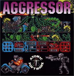 Box cover for Aggressor on the Acorn Archimedes.