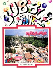 Box cover for Bubble Fair on the Acorn Archimedes.