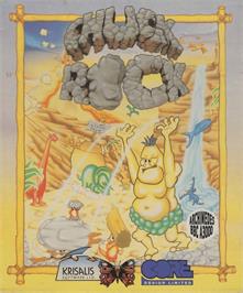 Box cover for Chuck Rock on the Acorn Archimedes.