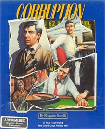 Box cover for Corruption on the Acorn Archimedes.