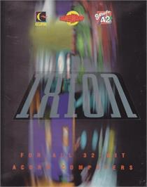 Box cover for Ixion on the Acorn Archimedes.