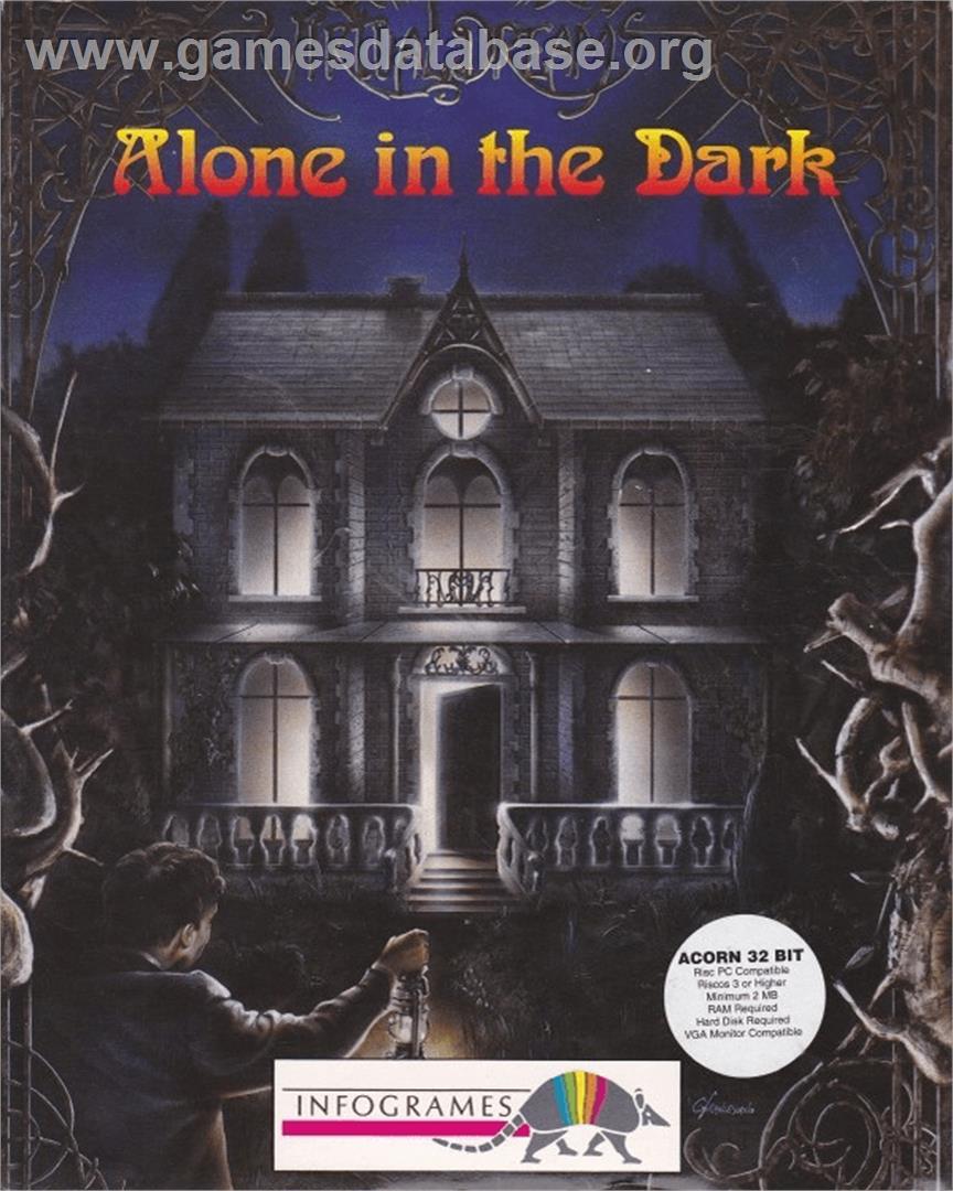 Alone In the Dark - Acorn Archimedes - Artwork - Box