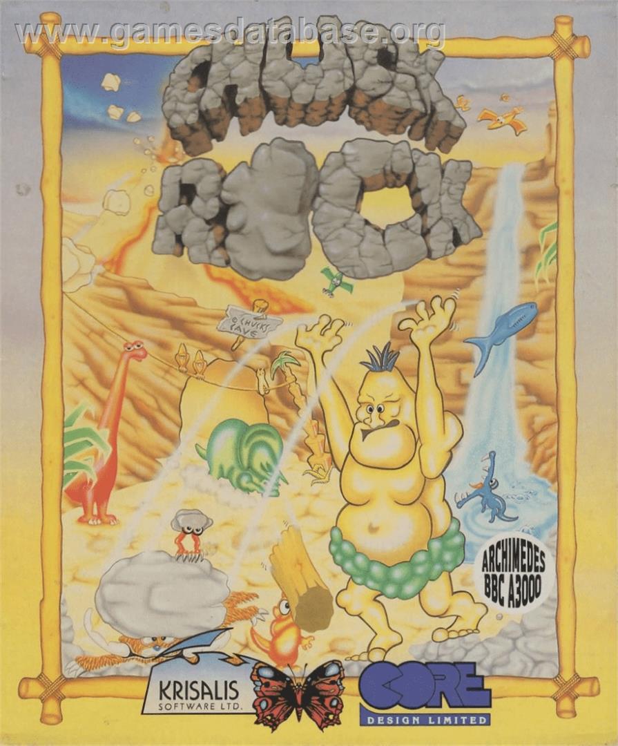 Chuck Rock - Acorn Archimedes - Artwork - Box