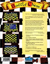 Box back cover for Battle Chess on the Acorn Archimedes.