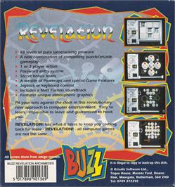 Box back cover for Revelation on the Acorn Archimedes.