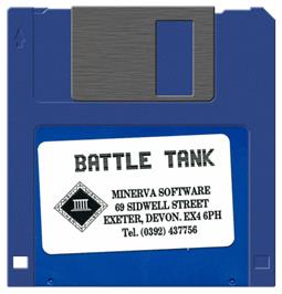 Cartridge artwork for Battle Tank on the Acorn Archimedes.