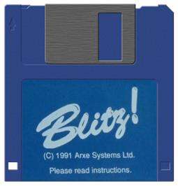 Cartridge artwork for Blitz on the Acorn Archimedes.