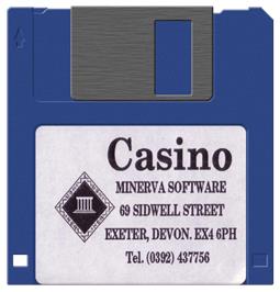 Cartridge artwork for Casino on the Acorn Archimedes.