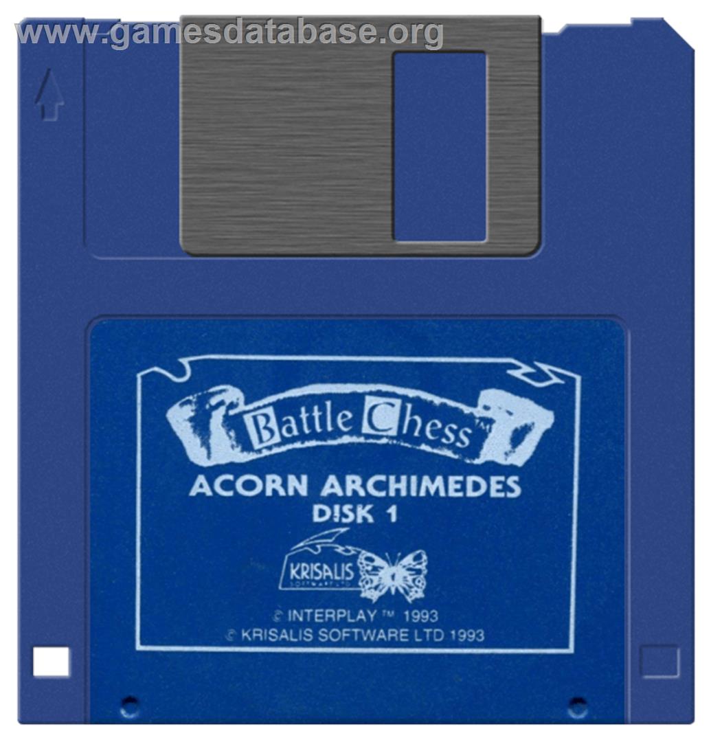 Battle Chess - Acorn Archimedes - Artwork - Cartridge