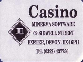 Top of cartridge artwork for Casino on the Acorn Archimedes.