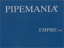 Top of cartridge artwork for Pipemania on the Acorn Archimedes.