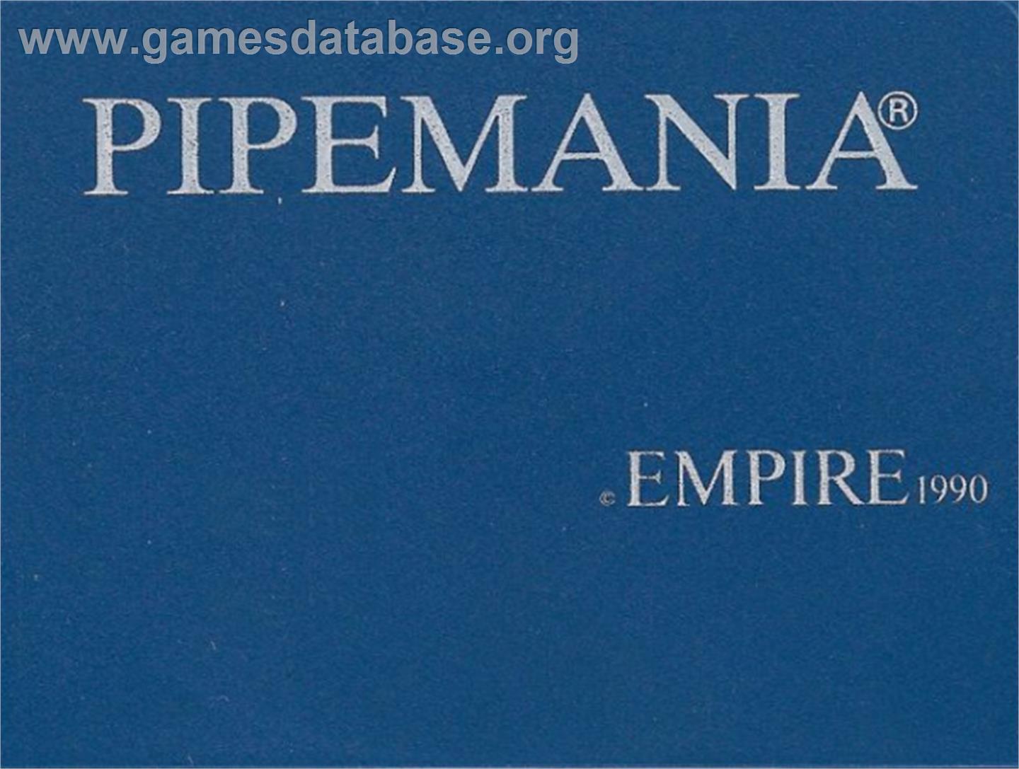 Pipemania - Acorn Archimedes - Artwork - Cartridge Top