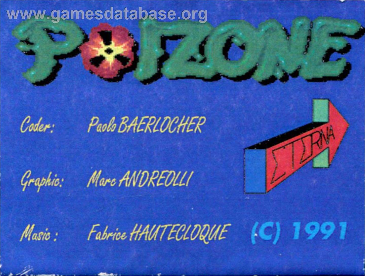 Poizone - Acorn Archimedes - Artwork - Cartridge Top