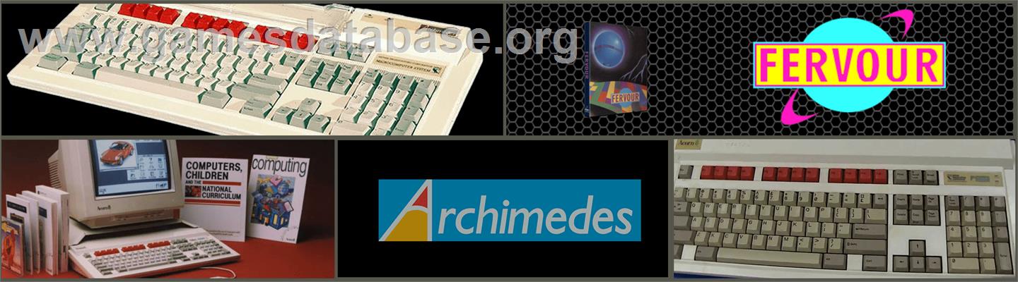Fervour - Acorn Archimedes - Artwork - Marquee