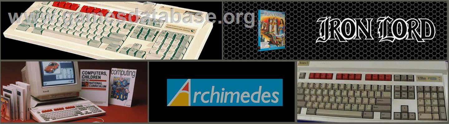 Iron Lord - Acorn Archimedes - Artwork - Marquee