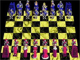 In game image of Battle Chess on the Acorn Archimedes.