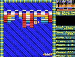 In game image of Fireball 2 on the Acorn Archimedes.
