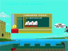 In game image of Freddy's Folly on the Acorn Archimedes.