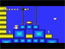 In game image of Son Of Gyrinus on the Acorn Archimedes.