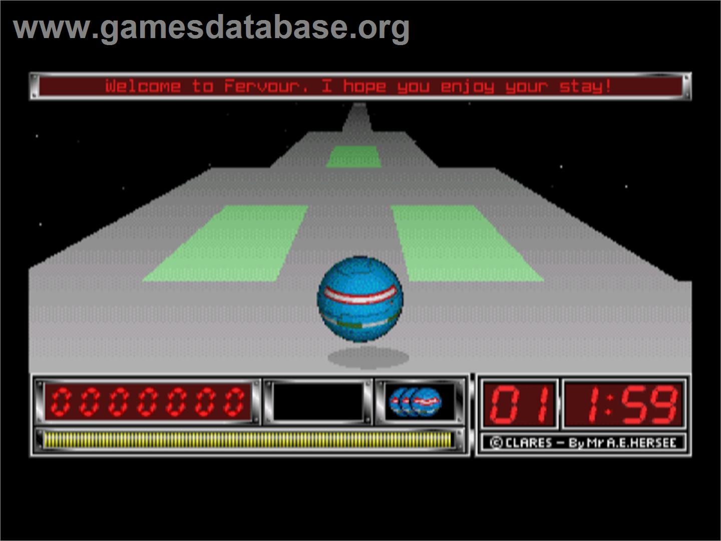Fervour - Acorn Archimedes - Artwork - In Game