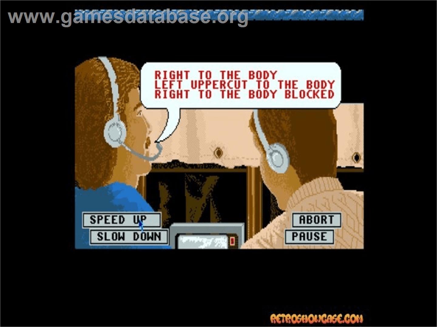 World Championship Boxing Manager - Acorn Archimedes - Artwork - In Game