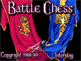 Title screen of Battle Chess on the Acorn Archimedes.