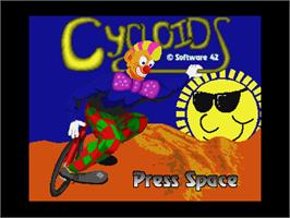 Title screen of Cycloids on the Acorn Archimedes.