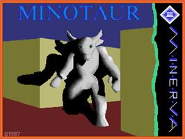 Title screen of Minotaur on the Acorn Archimedes.